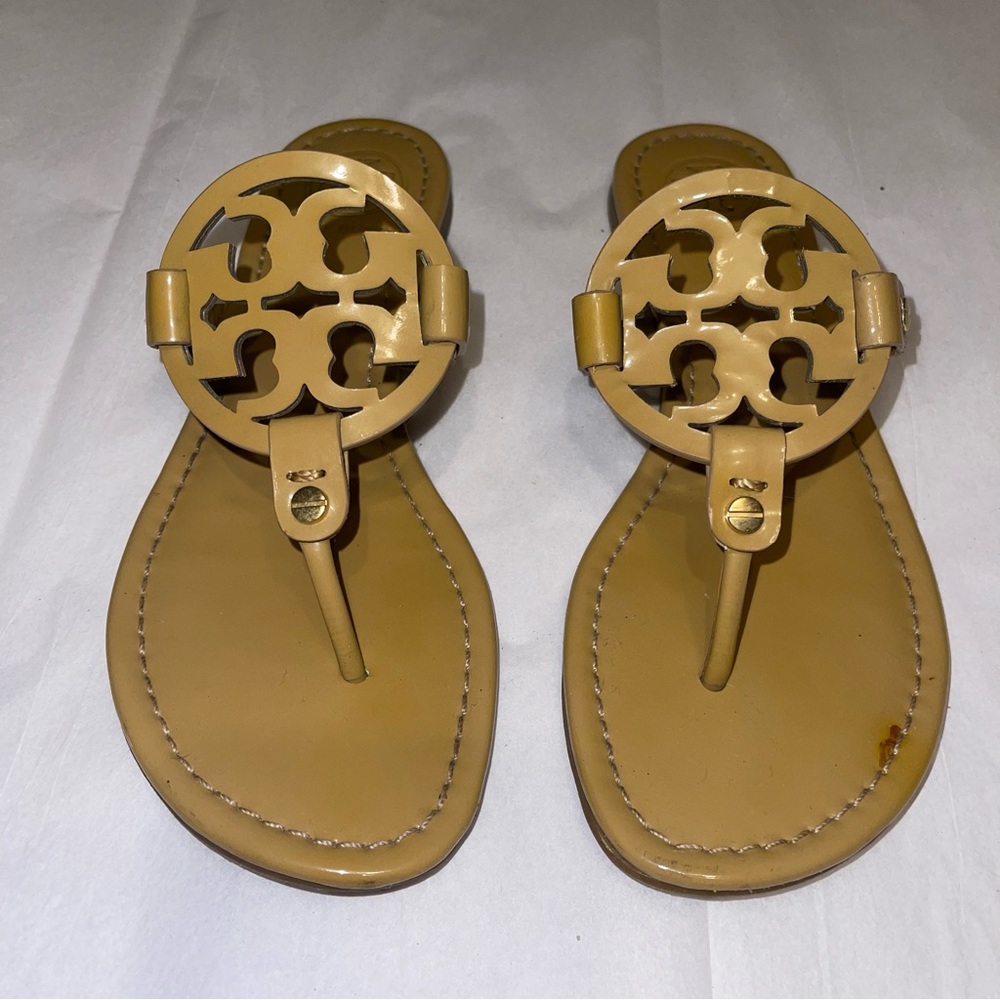 Tory Burch Miller Sandals Tan Size 6